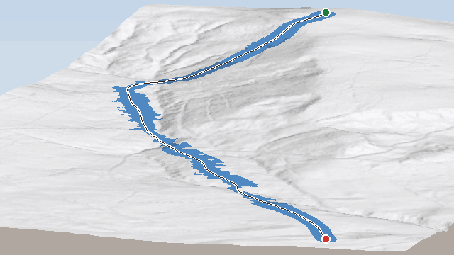 Vue 3D de la piste Princesse