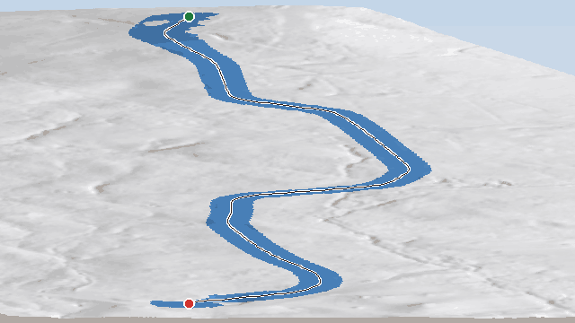 Vue 3D de la piste Marmire